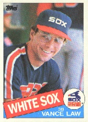 1985 Topps Baseball Cards      413     Vance Law